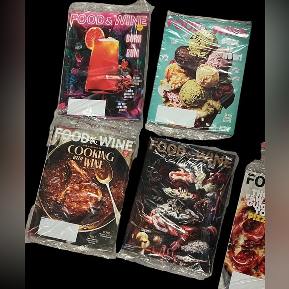 Food & Wine Magazine Lot of 10  Sealed 2022 March thru December Retail :89.90$ - Picture 2 of 6